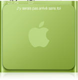 Message grav&eacute; au laser
