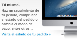 Tú mismo. Haz un seguimiento de tu pedido, comprueba el estado del pedido o cambia el modo de pago, entre otros. ¡Visita el estado de tu pedido!