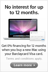 No interest for up to 12 months.