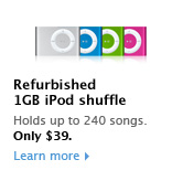 Pre-owned iPod shuffle, 1GB