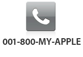 Call 001-800-MY-APPLE