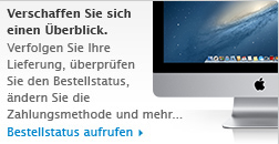 Verschaffen Sie sich einen Überblick. Verfolgen Sie Ihre Lieferung, überprüfen Sie den Bestellstatus, ändern Sie die Zahlungsmethode und mehr... Bestellstatus aufrufen!