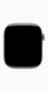 Apple Watch Series 11, aluminum case, space gray color, edge-to-edge display, Digital Crown