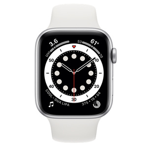 Refurbished Apple Watch Series 6 GPS, 44mm Silver Aluminium Case