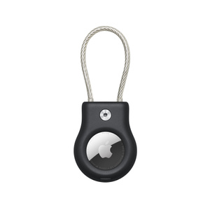 Belkin AirTag用ワイヤーケーブル付きセキュアホルダー - ブラック 