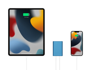 mophie powerstation - ブルー - Apple（日本）