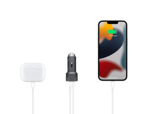 mophie Dual (USB-C/USB-A) 32W PD Car Charger Apple