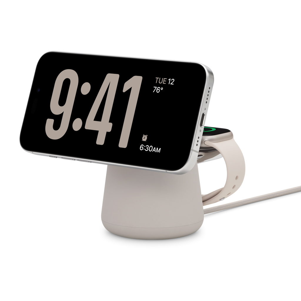แท่นชาร์จแบบไร้สาย Belkin BOOST↑CHARGE™ PRO 2-in-1 พร้อม MagSafe