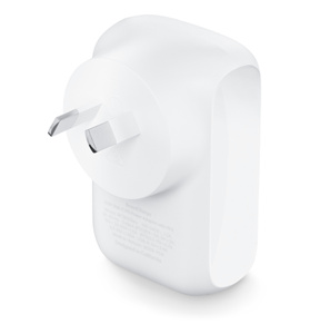Belkin BoostCharge Dual Wall Charger, pins unfolded