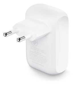 ที่ชาร์จติดผนัง Belkin BoostCharge Dual ที่มีขาเสียบกางออก