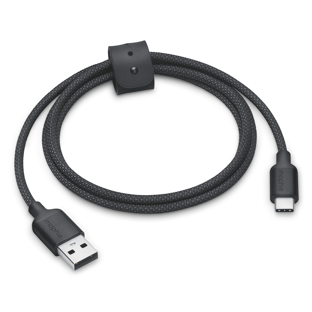 mophie USB-A - USB-C Charge Cable（1m）- ブラック