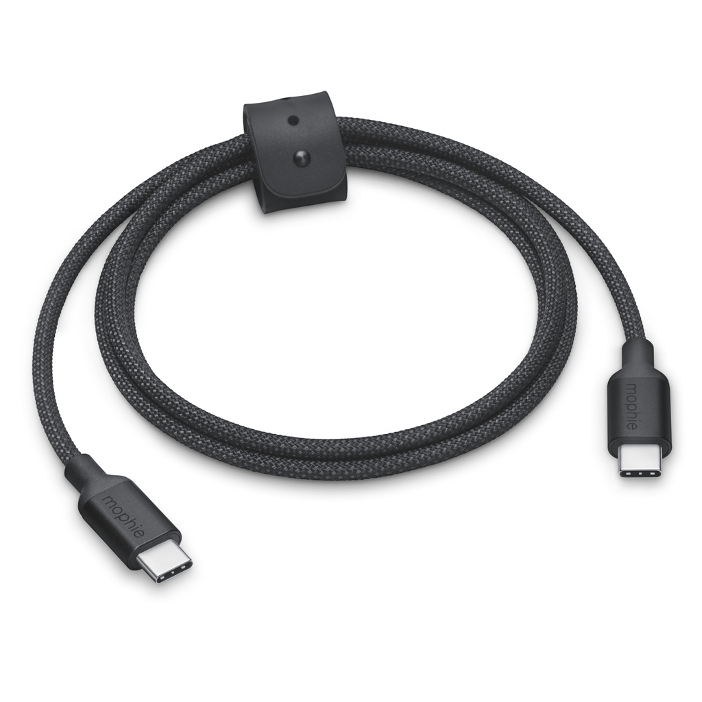 mophie 240W USB-C - USB-C Charge Cable（1m）- ブラック
