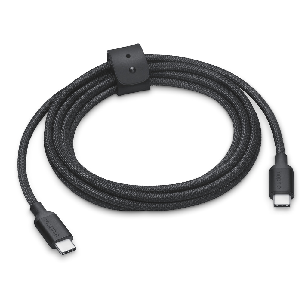 mophie 240W USB-C - USB-C Charge Cable（2m）- ブラック