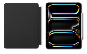 iPad 13 Pro カバー　ダークグレー iPad pro ケース 13インチ Air 2024 第6世代 耐衝撃 手帳型