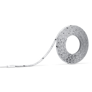 Nanoleaf Essentials Matter Smart Multicolor HD Lightstrip, coiled, power adapter connected