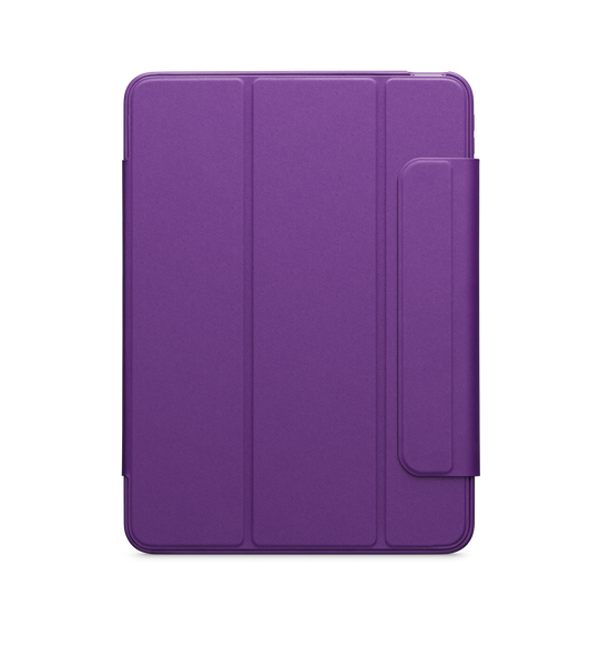 OtterBox Symmetry 360 Folio Case for iPad Air 11-inch, closed, with magnetic flap closed over case at right