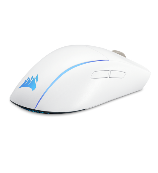 M75 Wireless Lightweight RGB Gaming Mouse, Corsair logo at bottom, buttons at side