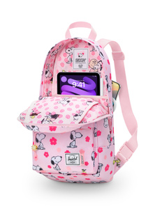 Herschel スヌーピー柄 リュック Herschel Heritage Shoulder Bag - スヌーピーチェリー
