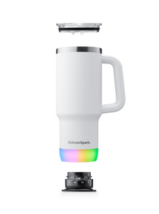 HidrateSpark PRO 2 Smart Tumbler (30 oz) - White - Apple