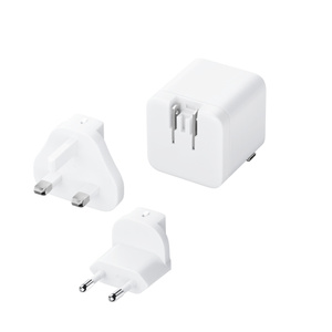 Nimble Wall Charger with available adapters at the front