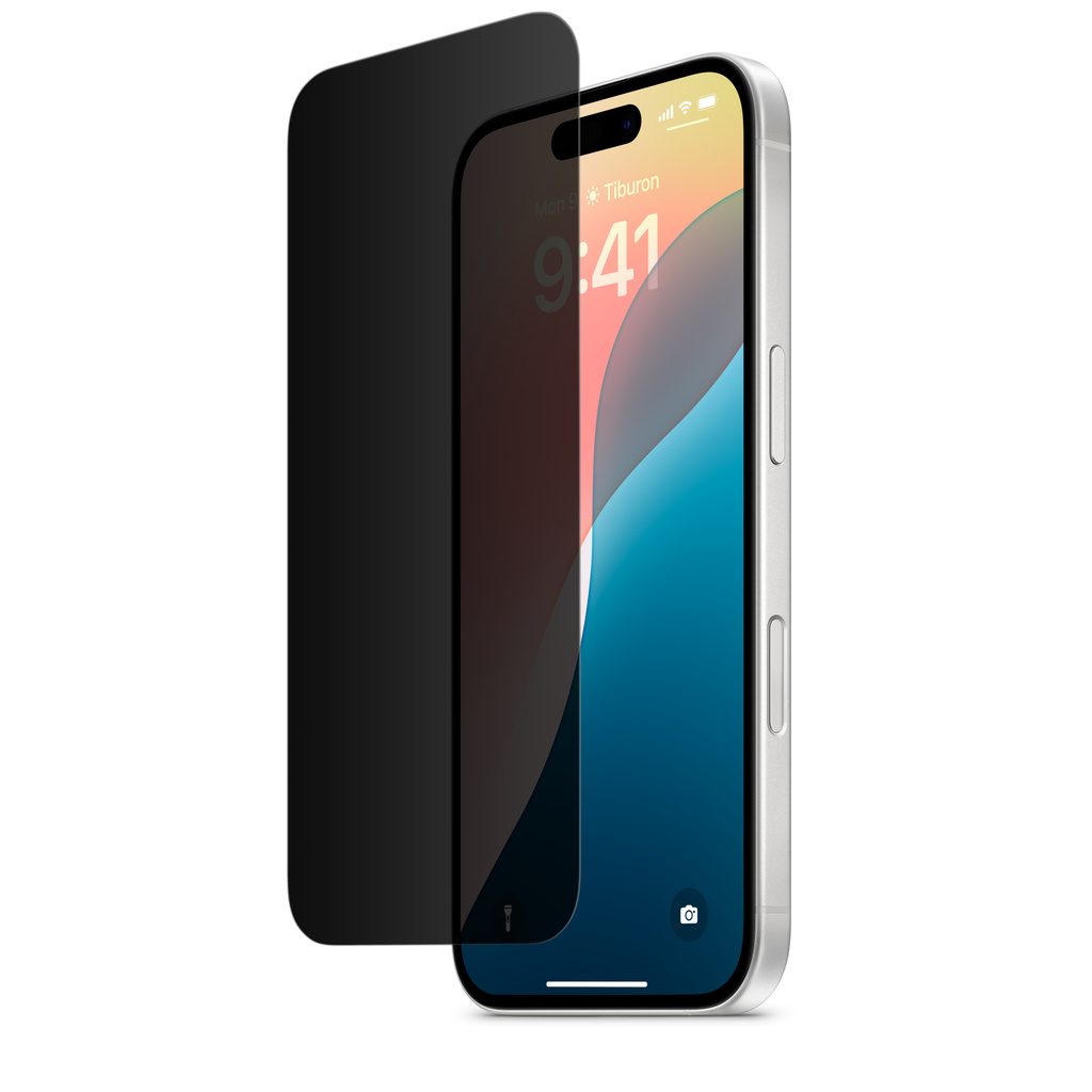 Belkin UltraGlass 2プライバシースクリーンプロテクター for iPhone 16