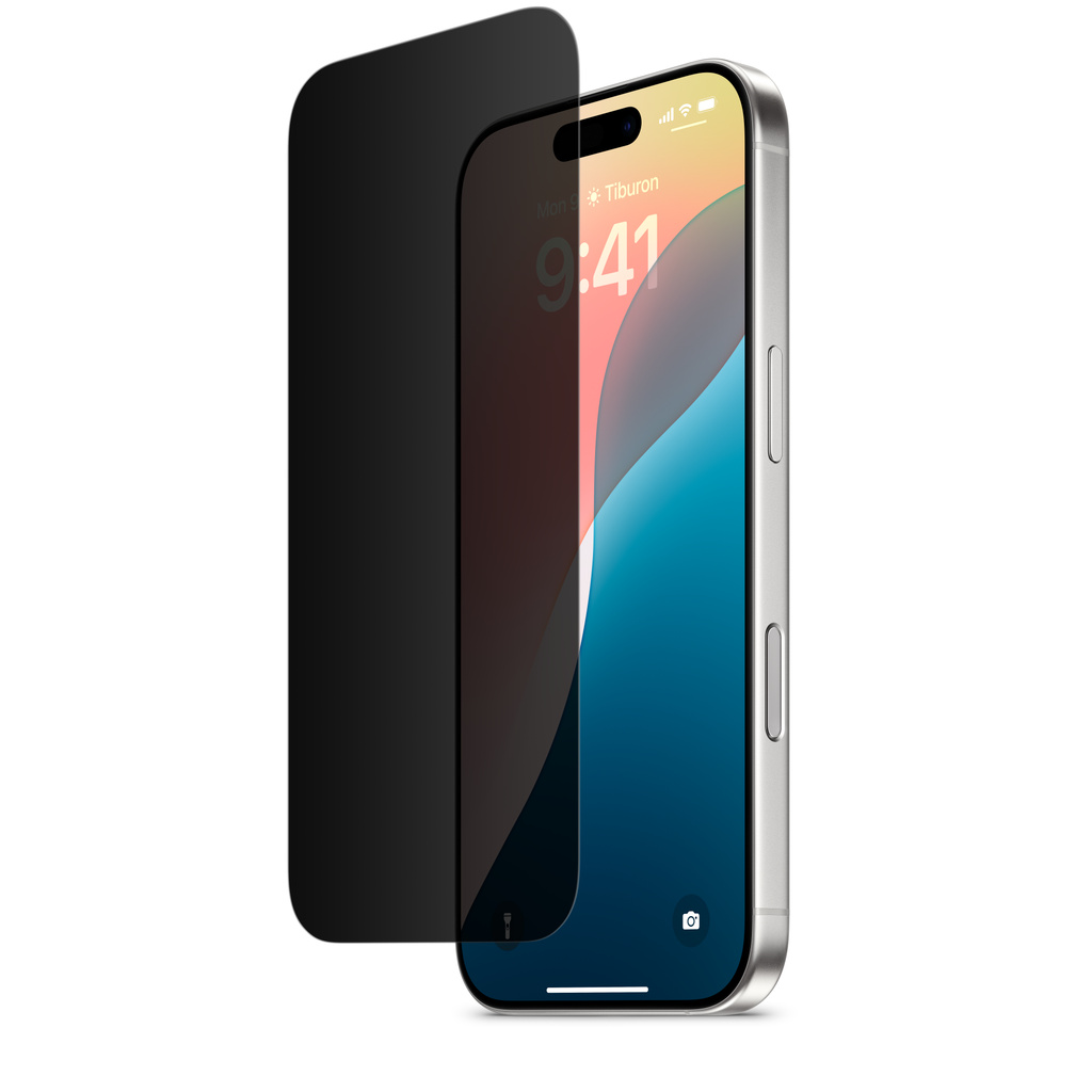 Belkin UltraGlass 2プライバシースクリーンプロテクター for iPhone 16 Pro