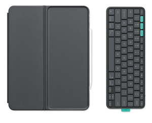 Logitech Flip Folio Keyboard Case (iPad Air 및 iPad Pro 13) - 블랙