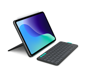 Logitech Flip Folio Keyboard Case (iPad Air 및 iPad Pro 11) - 블랙