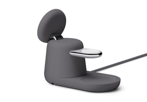 Belkin UltraCharge Dock, folded, MagSafe charging surface at top