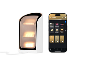 Philips Hue Play Wall Washer lamp and iPhone app with lamp control