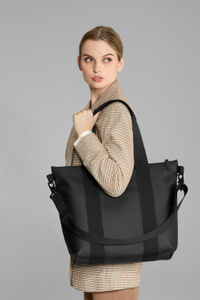 Rains Tote Mini for iPad and MacBook - Black - Apple