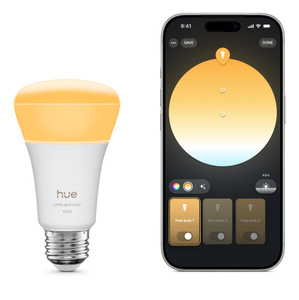 Philips Hue Starter Kit: 4 A19 E26 Smart Bulbs + Bridge Pro