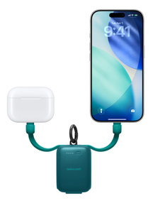 Twelve South PowerClip Power Bank & Charger - Blue - Education - Apple