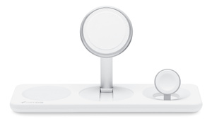 Nimble Podium 3-in-1 Wireless Charger - White - Apple (CA)