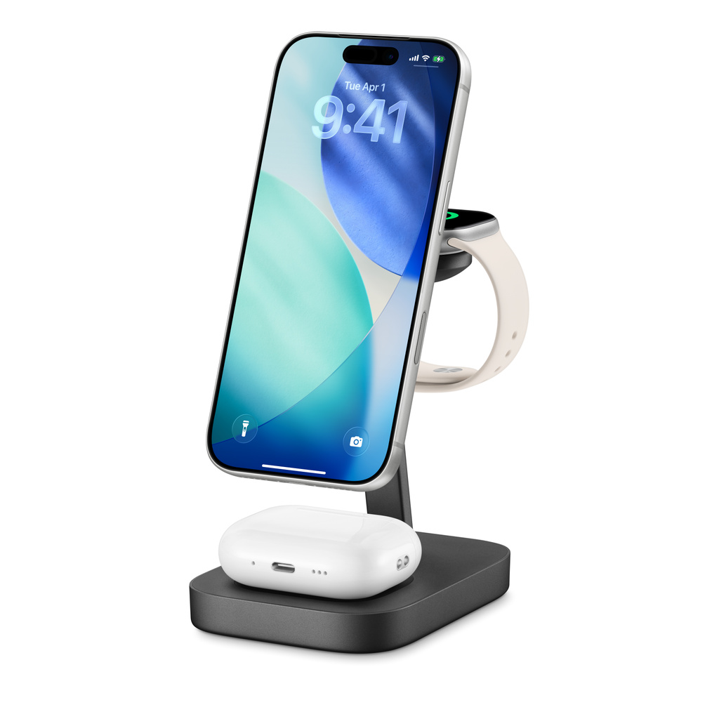 mophie 三合一無線充電立架