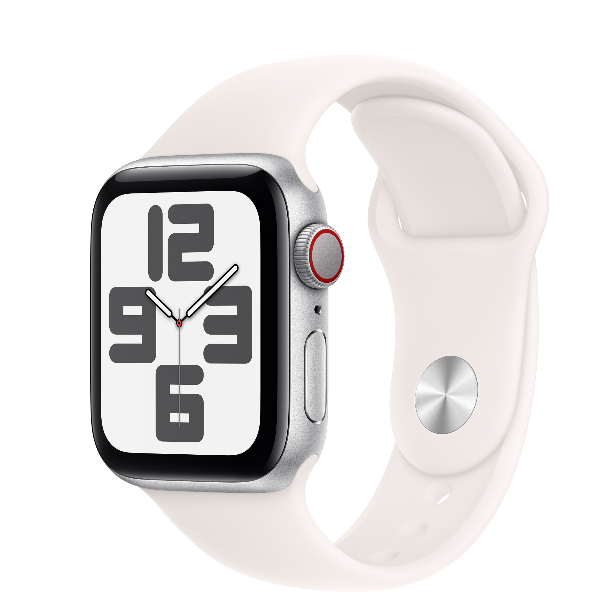 Buy Apple Watch SE GPS + Cellular, 40mm Silver Aluminum Case with  