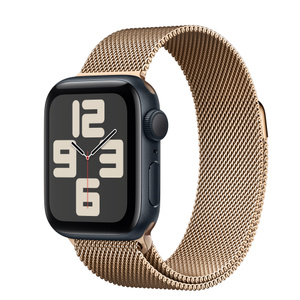 Buy Apple Watch SE GPS, 40mm Midnight Aluminum Case with Gold  