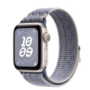 Apple Watch SE (GPSモデル) - 40mmスターライトアルミニウムケースと  