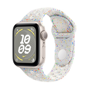 Apple Watch SE (GPSモデル) - 40mmスターライトアルミニウムケースと  