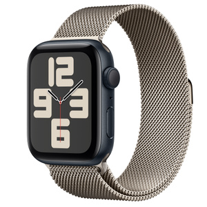 Apple Watch SE (GPSモデル) - 44mmミッドナイトアルミニウムケースと 