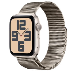 Apple Watch SE (GPSモデル) - 44mmスターライトアルミニウムケースと 