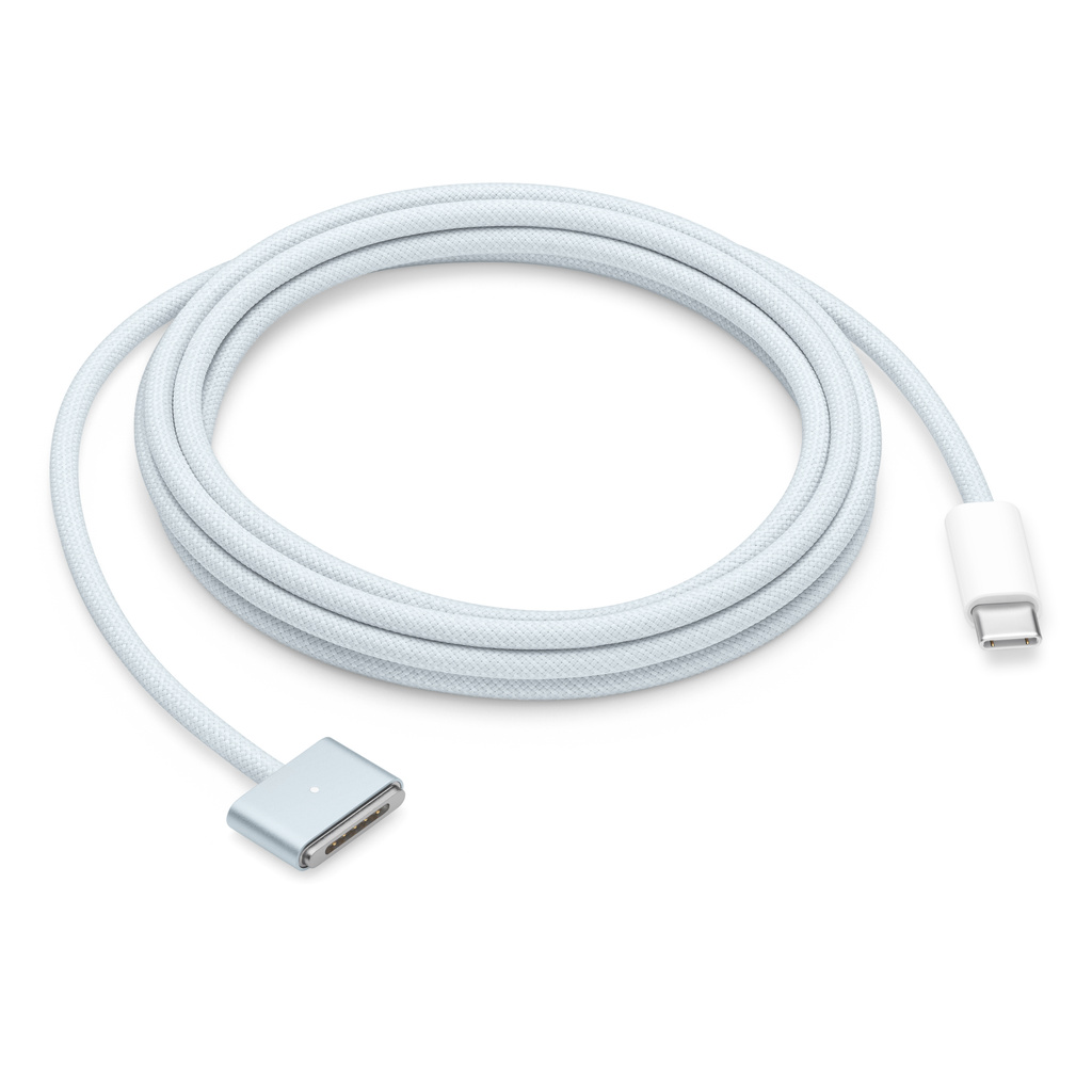 Apple USB-C - MagSafe 3ケーブル（2m）- スカイブルー