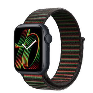 Buy Apple Watch SE 3 GPS, 40mm Midnight Aluminum Case with Black Unity ...