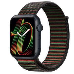 Buy Apple Watch SE 3 GPS, 44mm Midnight Aluminum Case with Black Unity ...