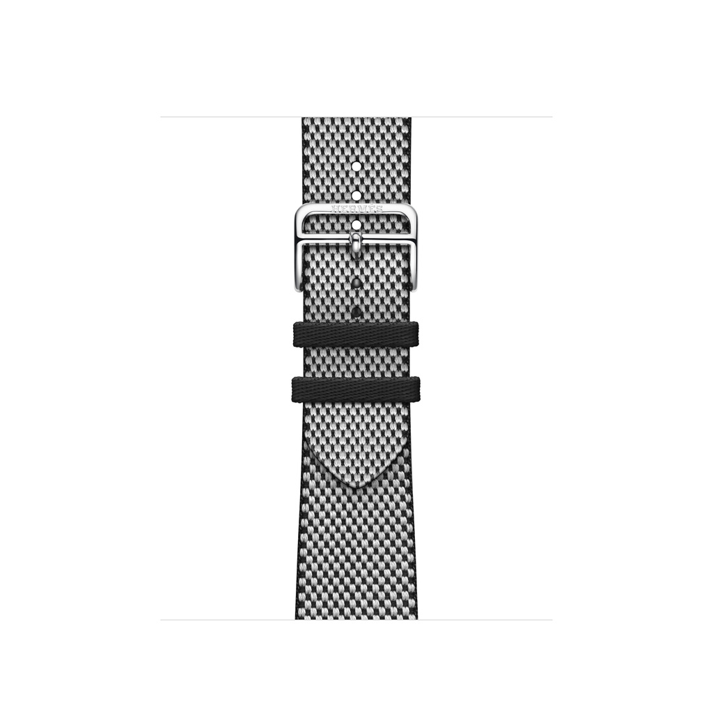 Apple Watch Hermès - 42mmケース用トワルH（黒/エクリュ）シンプルトゥール
