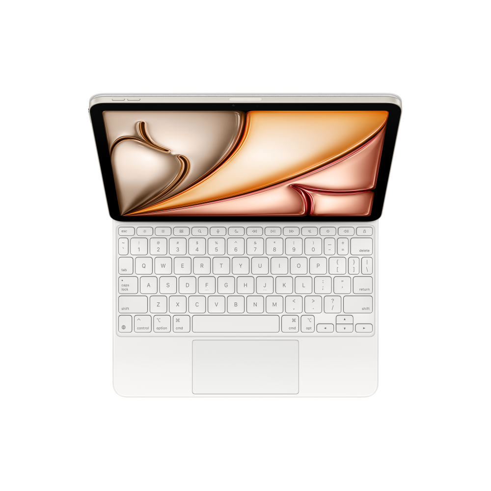 Magic Keyboard for iPad Air 11-inch (M3) - Hebrew - White – MDFV4HB/A