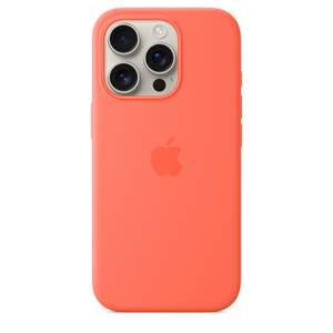 【ほぼ未使用】Apple純正 iPhone16Proシリコンケース タンジェリン iPhone 16 Pro Silicone Case with MagSafe – Tangerine - Apple