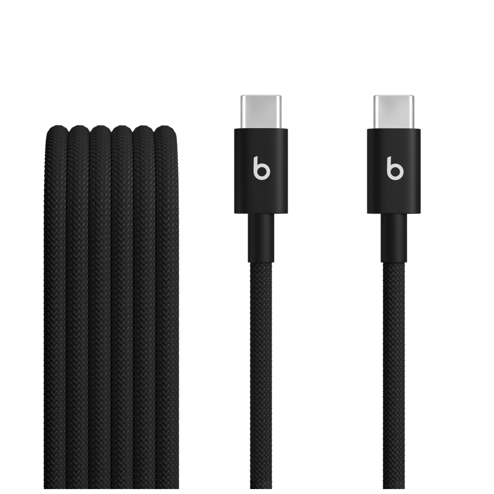 Beats USB-C to USB-C Woven Cable (1.5 m) - Bolt Black – MDGA4ZM/A