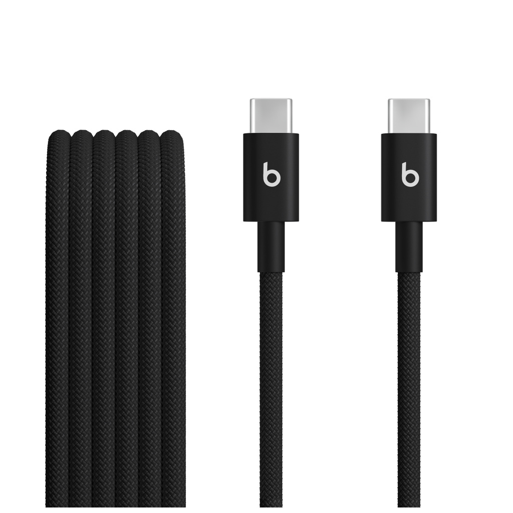 Beats USB-C – USB-C編み込み式充電ケーブル2本セット – ボルトブラック