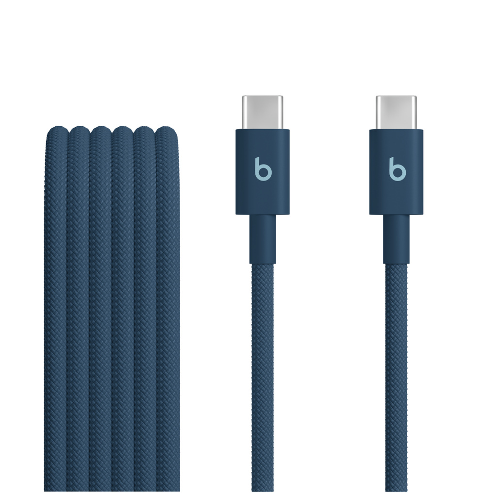Beats USB-C – USB-C編み込み式充電ケーブル（1.5m）– ニトロネイビー